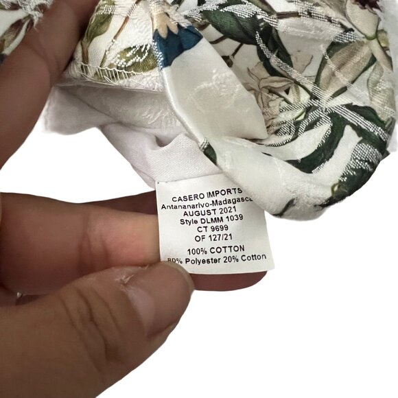 Edgehill Collection Baby Girl Jacquard Floral Velvet Ties Ruffle Hem Dress 12M - Picture 6 of 6